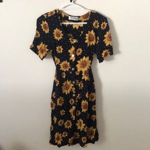 Sunflower navy blue dress